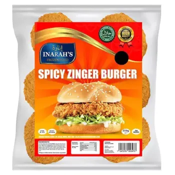 INARAH ZINGER BURGER 500G