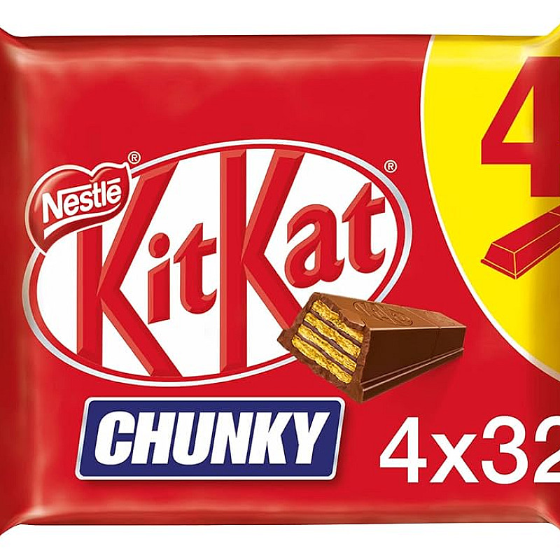 KITKAT CHUNKY 4 BARS 32G