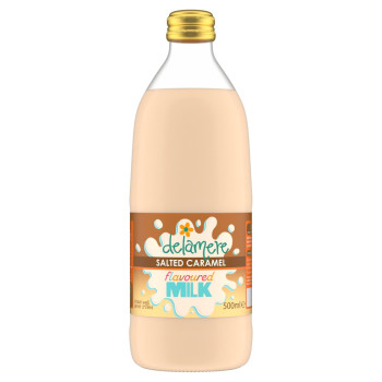 DELAMERE SALTED CARAMEL FLAVOUR MILK 500ML