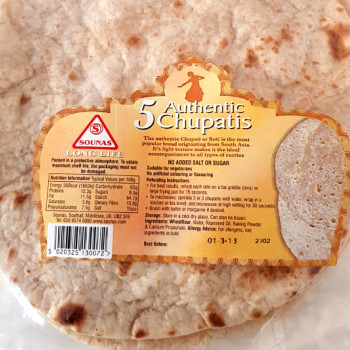 5 AUTHENTIC CHUPATIS