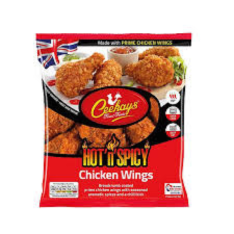 CEEKAYS HOT & SPICY CHICKEN WINGS 600G