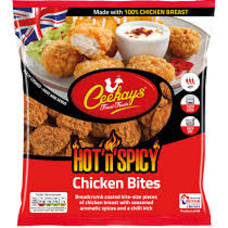 CEEKAYS SPICY CHICKEN BITES 500G