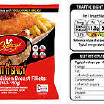 CK HOT&SPICY BREADED CHICKEN FILLET 140-150G