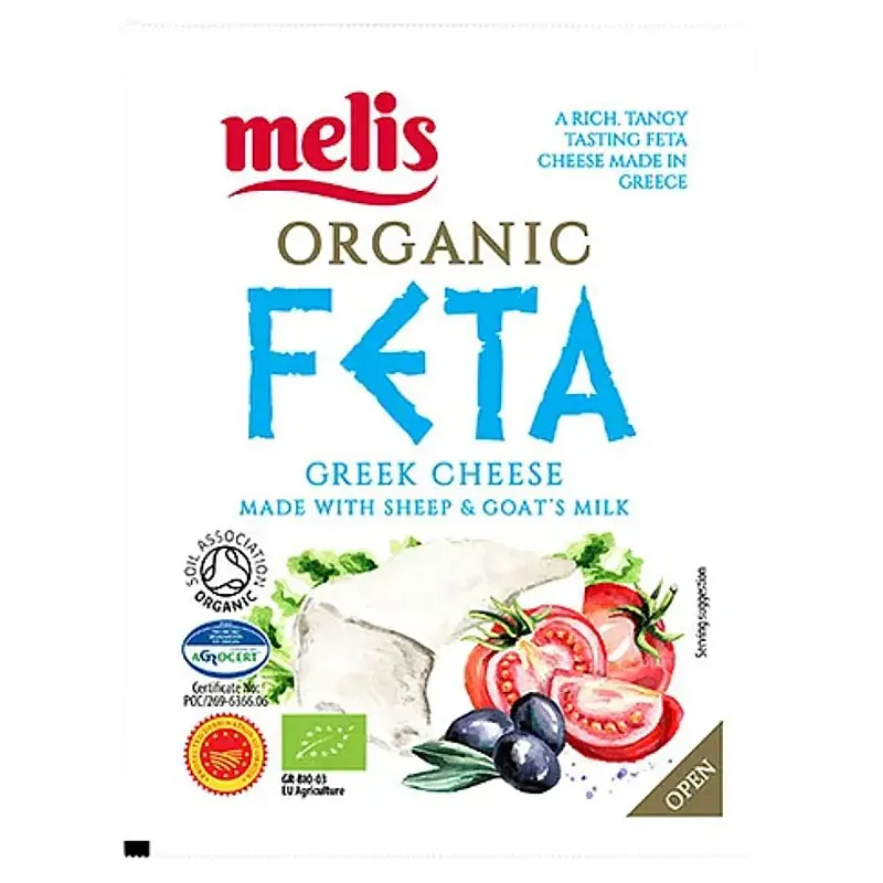 MELIS ORGANIC FETA CHEESE 200G