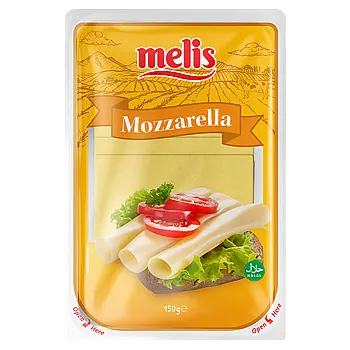 MELIS MOZZARELLA SLICED 150G