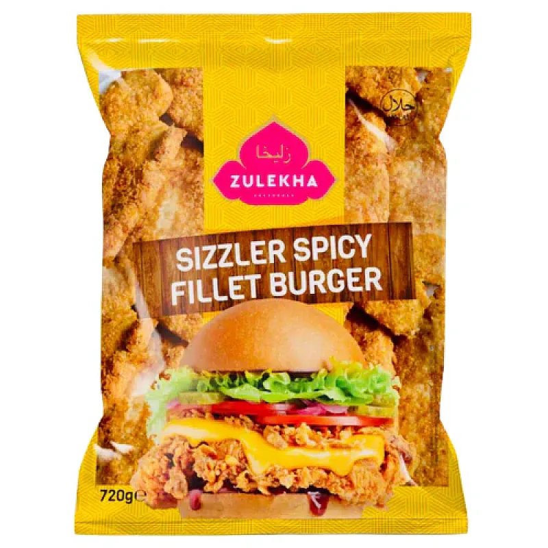 ZULEKHA SPICY FILLET BURGER 720G