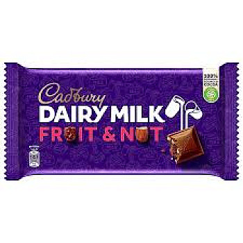 DAIRY MILK FRUIT AND NUT