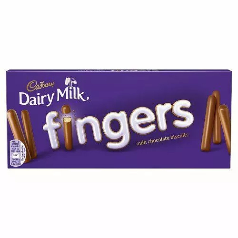 CAD FINGERS MILK 114G