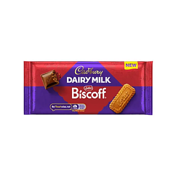 CADBURY DAIRY MILK LOTUS BISCOFF 95G