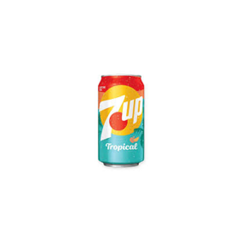 7UP TROPICAL SODA CANS 355M