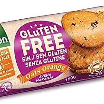 GULLON GLUTEN OATS ORANGE 180G