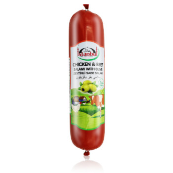 ISTANBUL CHICKEN BEEF SALAMI OLIVE 450G