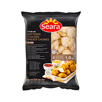 SEARA FLAMING HOT BREADED CHICKEN CHUNKS 1KG