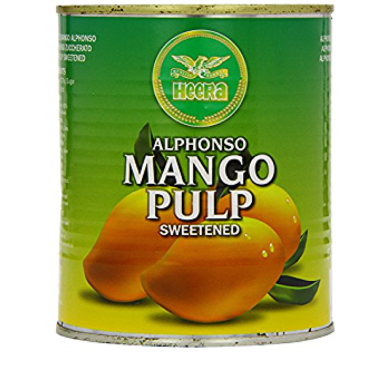 HEERA ALPHONSO MANGO PULP SWEETENED 850G