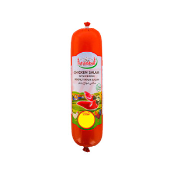 ISTANBUL CHICKEN SALAMI PEPPER 450G