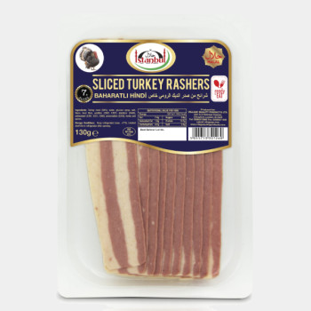 ISTANBUL SLICED TURKEY RASHERS 130G