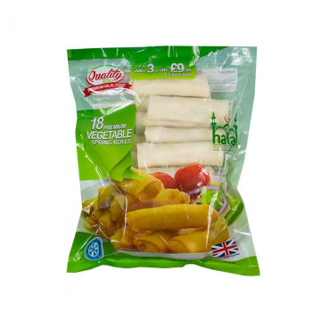 VEGETABLE SPRING ROLLS 18PCS